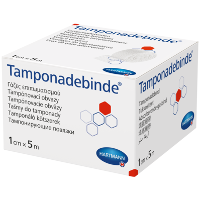 TAMPONADEBINDE 1 cmx5 m steril Hartmann