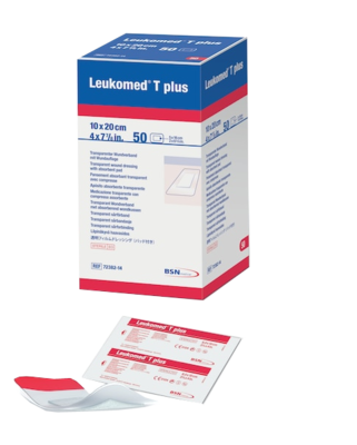 LEUKOMED transp.plus sterile Pflaster 5x7,2 cm