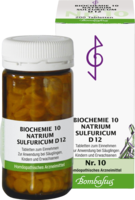 BIOCHEMIE 10 Natrium sulfuricum D 12 Tabletten