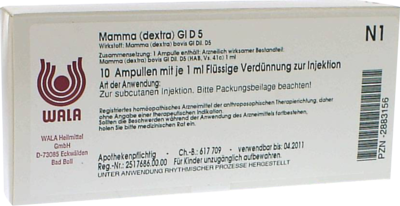 MAMMA DEXTRA GL D 5 Ampullen