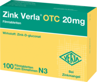 ZINK VERLA OTC 20 mg Filmtabletten