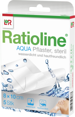 RATIOLINE aqua Duschpflaster Plus 8x10 cm steril