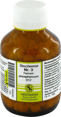 BIOCHEMIE 3 Ferrum phosphoricum D 12 Tabletten