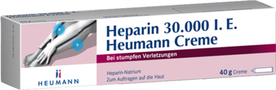 HEPARIN 30.000 Heumann Creme