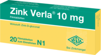 ZINK VERLA 10 mg Filmtabletten