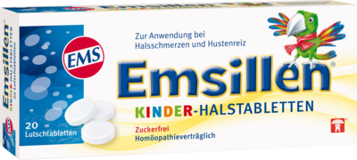 EMSILLEN Kinder Halstabletten Vanille