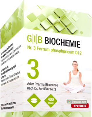 GIB Biochemie Nr.3 Ferrum phosphor.D 12 Adler Tab.