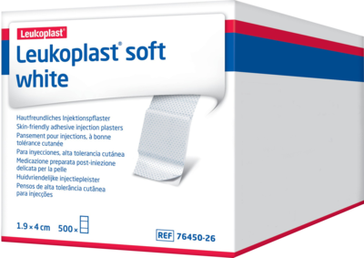 LEUKOPLAST soft white Pflaster 4 cmx5 m Rolle