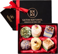 SATIN NATUREL Bio Badepral.Divine Geschenkset Frau